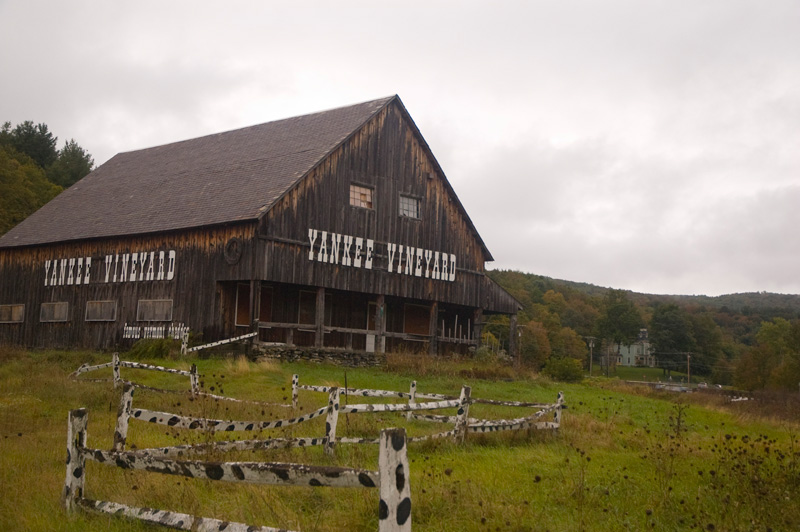 An old abandoned store which sold Vermont cheeses and so on.