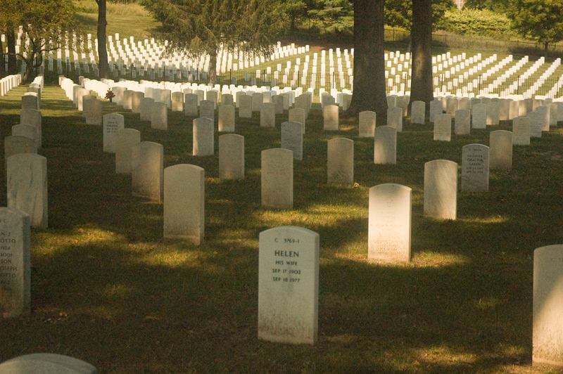 The reverse of a military tombstone, engraved with the wife's name.