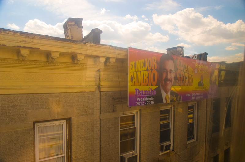 A billboard honoring Danilo Medina.