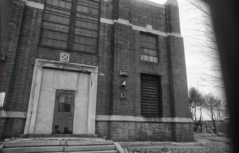 An old brick building.