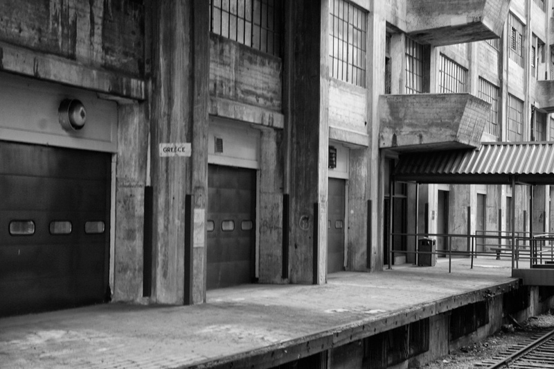 Interior loading docks.