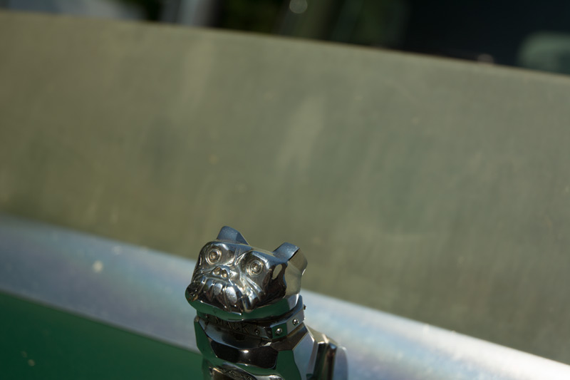 A Mack Truck hood ornament.