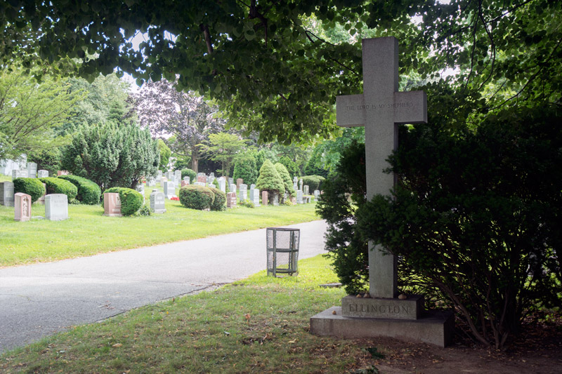 Marker at a grave site.