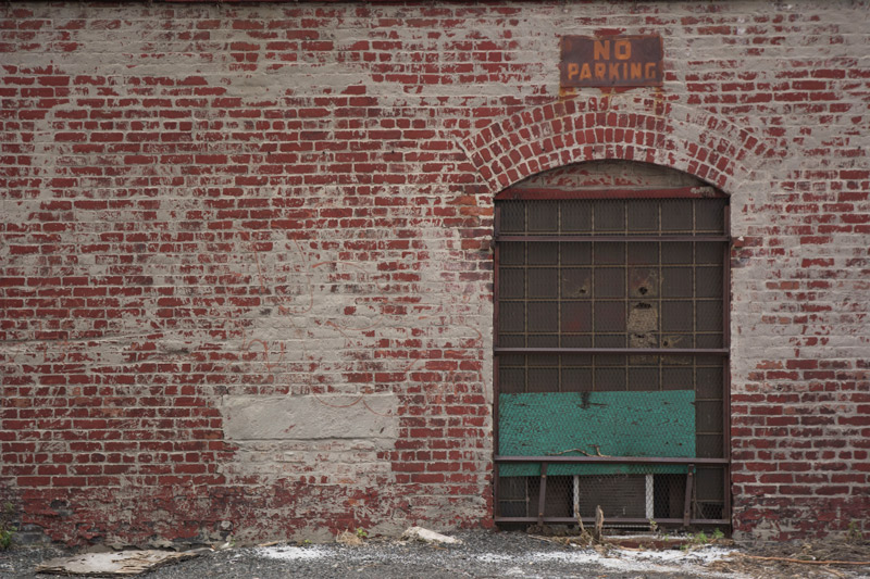 An old building with exposed brick.