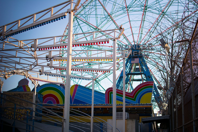 Coney Island's famous ferris wheel, the Wonder Wheel