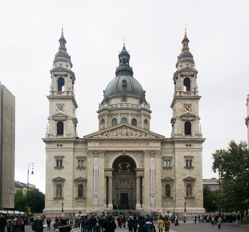 Saint Stephen's Basilica in Budapest.