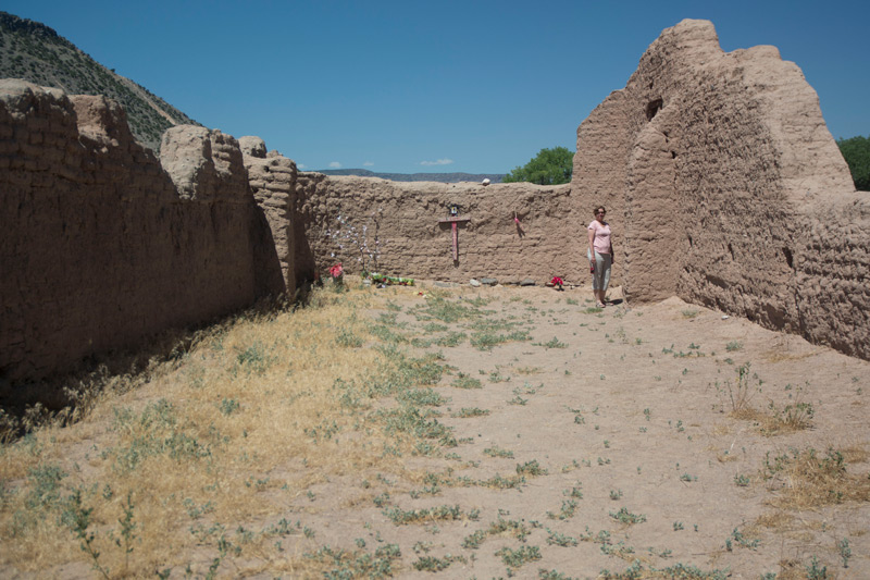 Remains of an 18th century church.