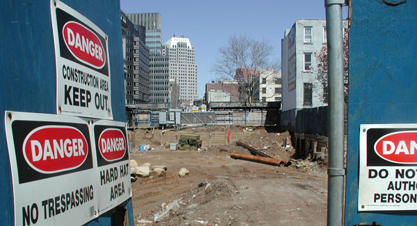 Picture of a
construction site.