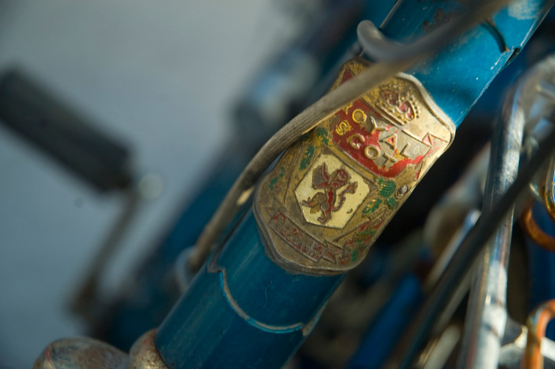 Royal Scot Bicycle Head Badge Photo Really not worth archiving