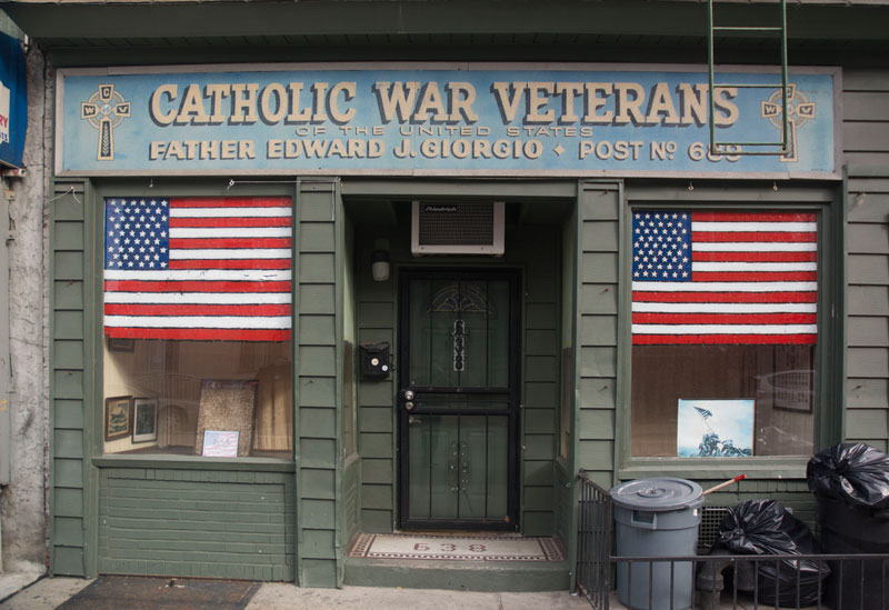 A veterans' hall for Catholics.